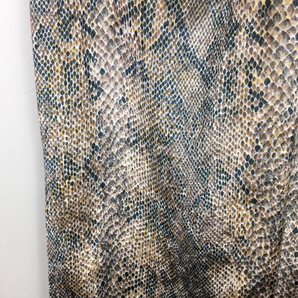 Vintage 90s snake print midi skirt - Picture 6 of 7
